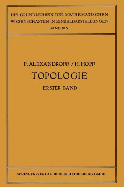 Topologie I (English, Paul Alexandroff | H. Hopf)