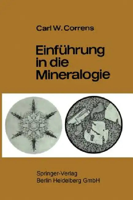 Einführung in Die Mineralogie (English, Carl W. Correns | Josef Zemann)