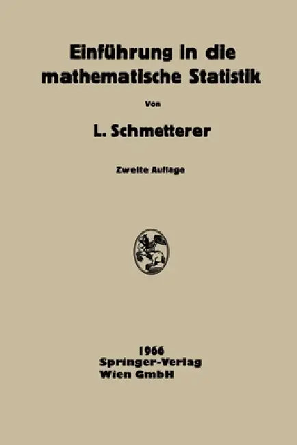 Einführung in Die Mathematische Statistik (English, Leopold Schmetterer)