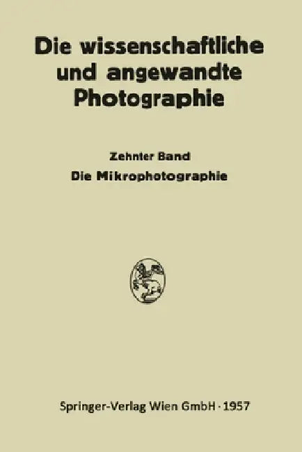 Die Mikrophotographie (English, Kurt Michel)
