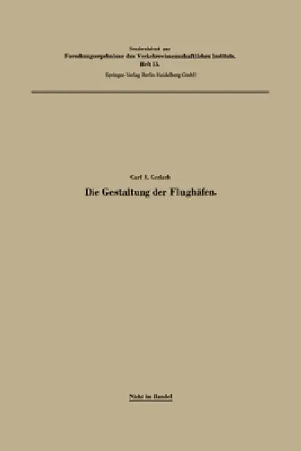 Die Gestaltung der Flughäfen (English, Carl Emil Gerlach)