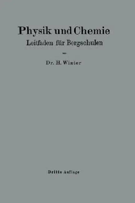 Physik Und Chemie (English, Heinrich Winter)