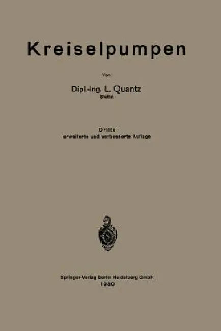 Kreiselpumpen (English, Ludwig Quantz)