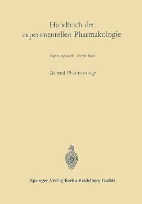 General Pharmacology (English, Johannes Carl Bock | Gustav V. R. Born | Oskar Eichler)