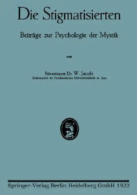 Die Stigmatisierten (English, Walter Jacobi)