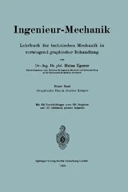 Ingenieur-Mechanik (English, Heinz Egerer)