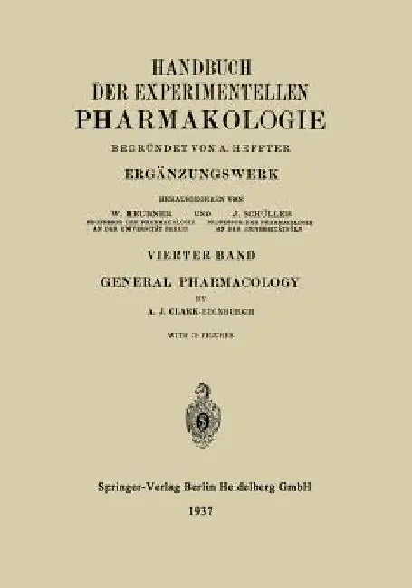 General Pharmacology (English, A. Heffter)