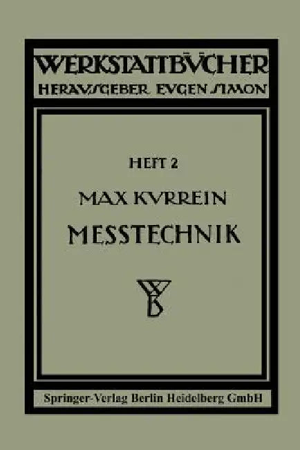 Meßtechnik (English, Max Kurrein)