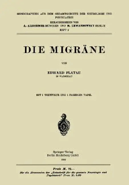 Die Migräne (English, Eduard Flatau)