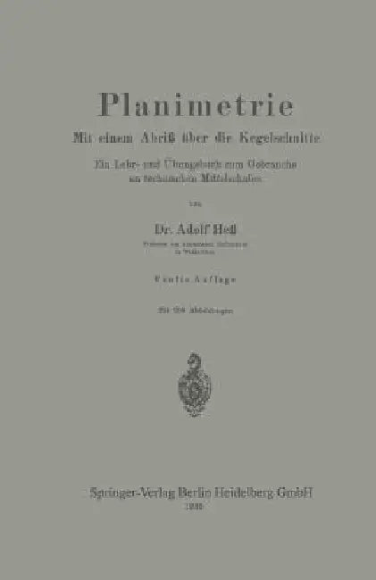 Planimetrie (English, Adolf Hess)