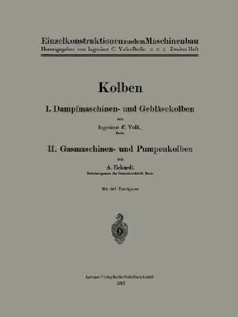 Kolben (English, Carl Volk | A. Eckardt)