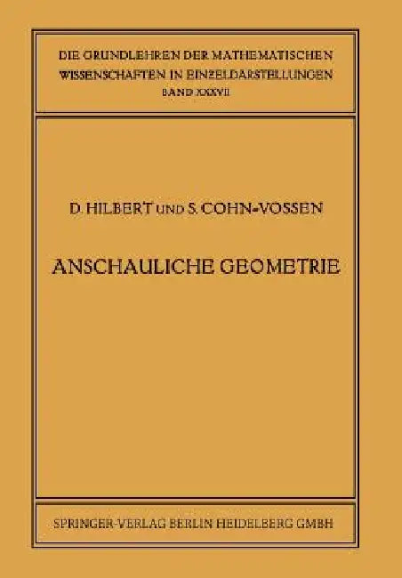 Anschauliche Geometrie (English, David Hilbert | Stefan Cohn-Vossen)