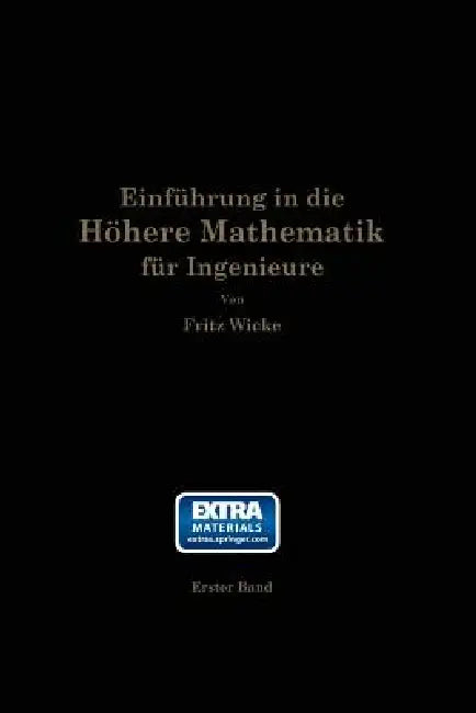 Einführung in Die Höhere Mathematik (English, Fritz Wicke)