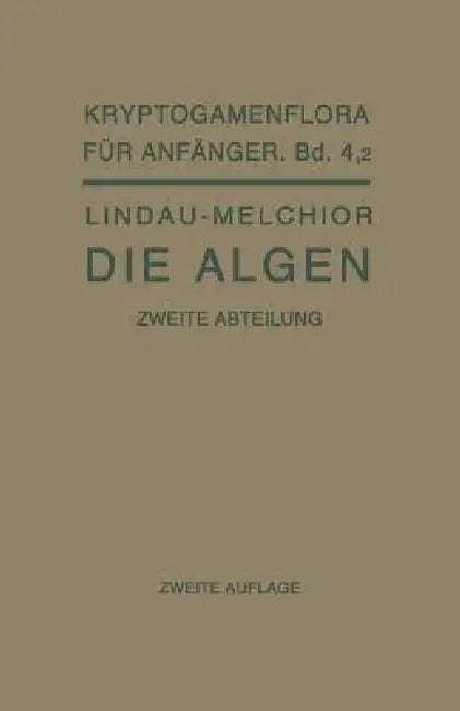 Die Algen (English, Gero Lindau | Hans Melchior)