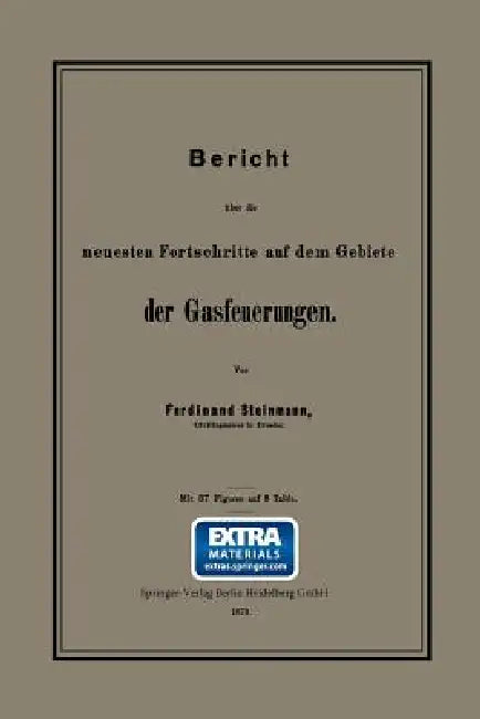 Bericht Über Die Neuesten Fortschritte Auf Dem Gebiete Der Gasfeuerungen (English, Ferdinand Steinmann)