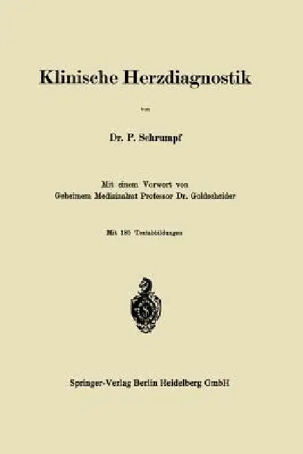 Klinische Herzdiagnostik (English, Pierre Schrumpf-Pierron | Alfred Goldscheider)