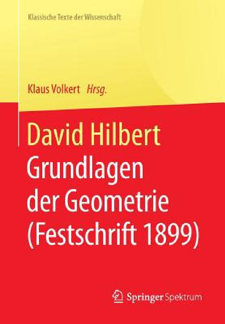 David Hilbert (English, Klaus Volkert)