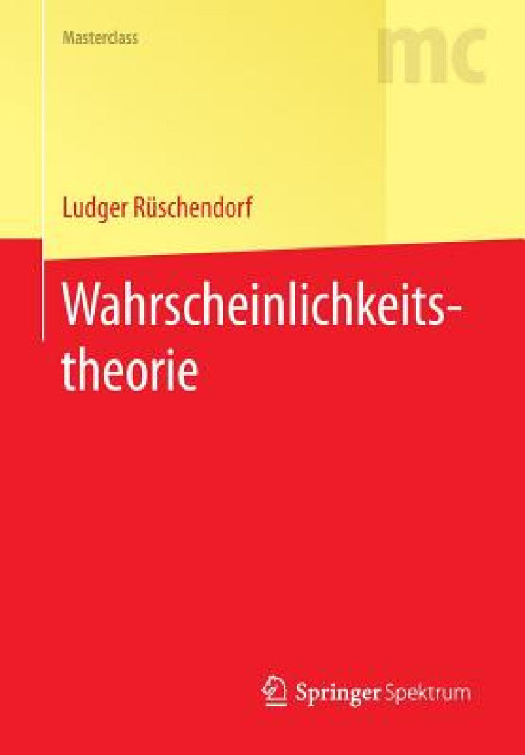 Wahrscheinlichkeitstheorie (English, Ludger Rüschendorf)