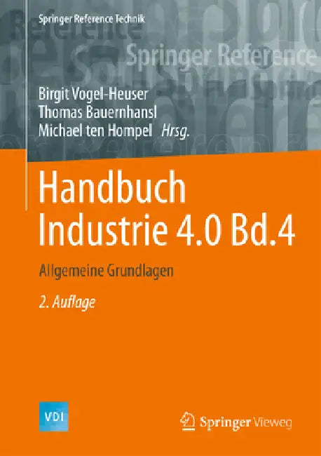 Handbuch Industrie 4.0 Bd.4 (English, Birgit Vogel-Heuser | Thomas Bauernhansl | Michael Ten Hompel)
