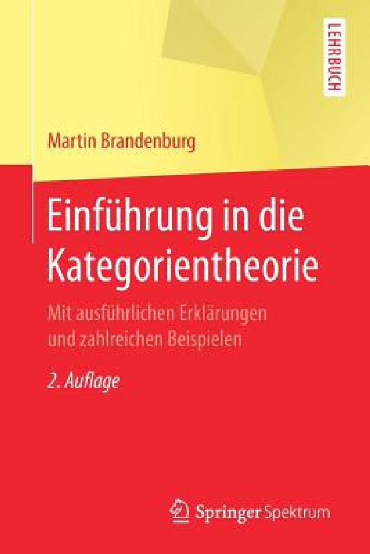 Einführung in Die Kategorientheorie (English, Martin Brandenburg)