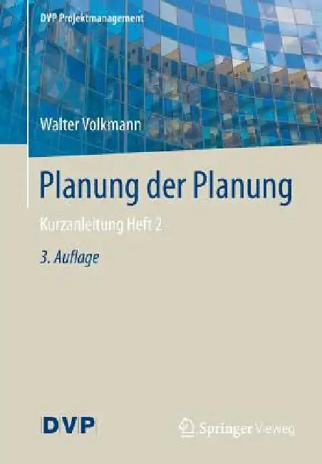 Planung Der Planung (English, Walter Volkmann)