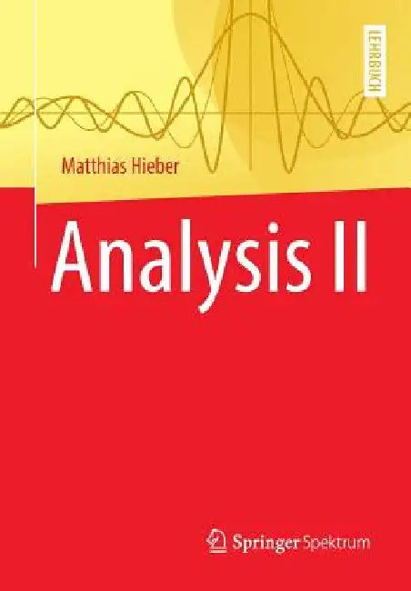 Analysis II (English, Matthias Hieber)