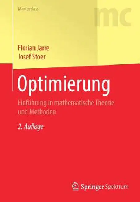 Optimierung (English, Florian Jarre | Josef Stoer)
