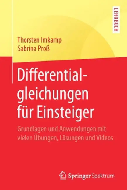 Differentialgleichungen Für Einsteiger (English, Thorsten Imkamp | Sabrina Proß)