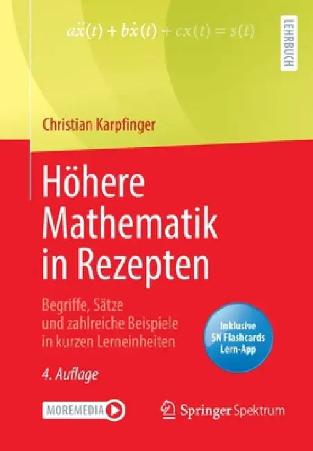 Höhere Mathematik in Rezepten (English, Christian Karpfinger)