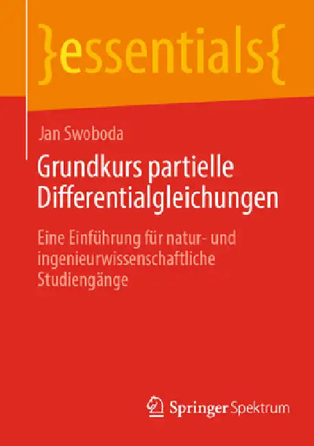 Grundkurs Partielle Differentialgleichungen (English, Jan Swoboda)