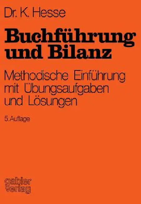 Buchführung Und Bilanz (English, Kurt Hesse | Herbert Reuter)