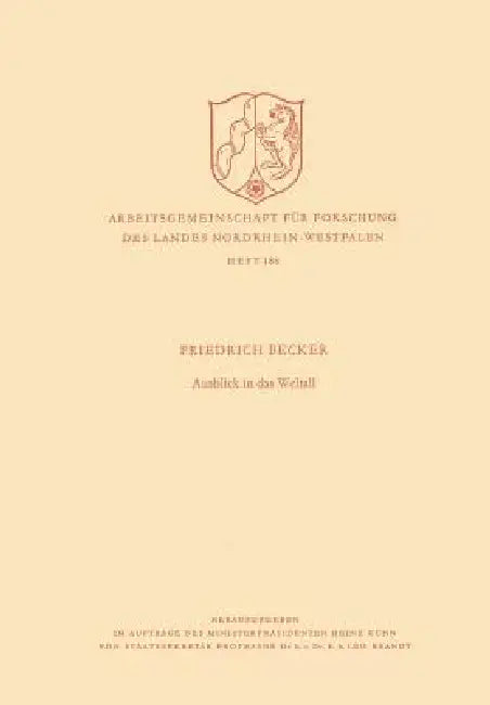 Ausblick in Das Weltall (English, Friedrich Becker)