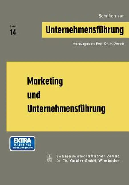 Marketing Und Unternehmensführung (English, Herbert Jacob)