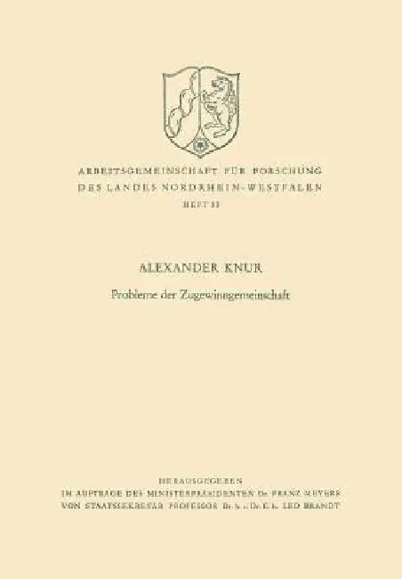 Probleme Der Zugewinngemeinschaft (English, Alexander Knur)