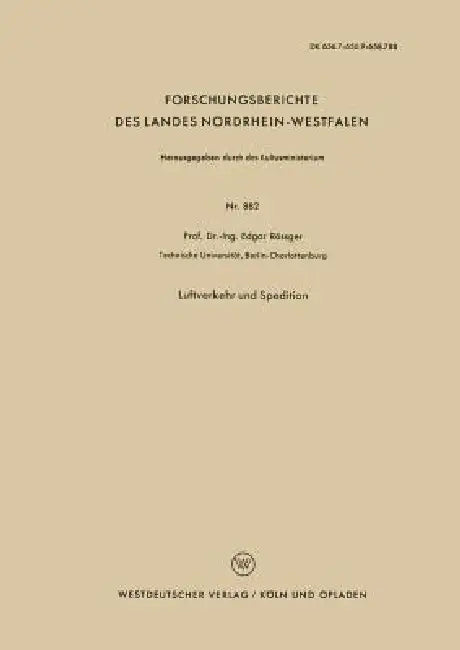 Luftverkehr Und Spedition (English, Edgar Rößger)