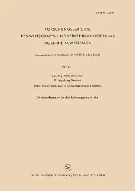 Untersuchungen in Der Leinengarnbleiche (English, Waldemar Rohs)
