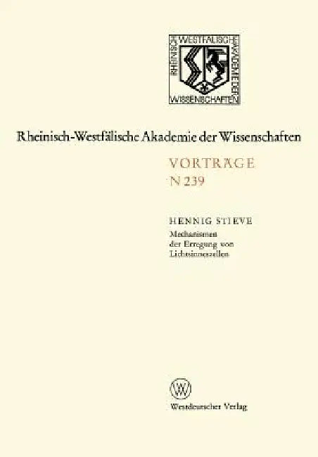 Mechanismen Der Erregung Von Lichtsinneszellen (English, Hennig Stieve)
