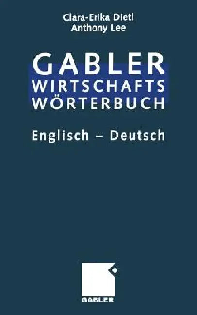Commercial Dictionary / Wirtschaftswörterbuch (English, Anthony Lee)