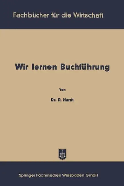 Wir lernen Buchführung (English, Reinhold Hardt)