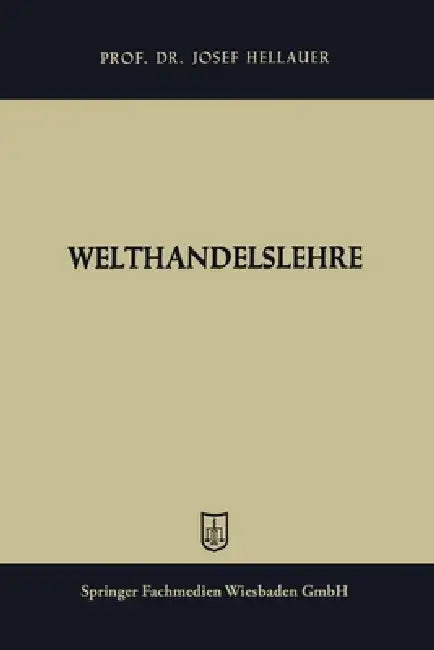 Welthandelslehre (English, Josef Hellauer)