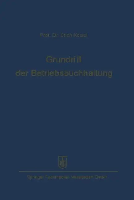 Grundriß der Betriebsbuchhaltung (English, Erich Kosiol)