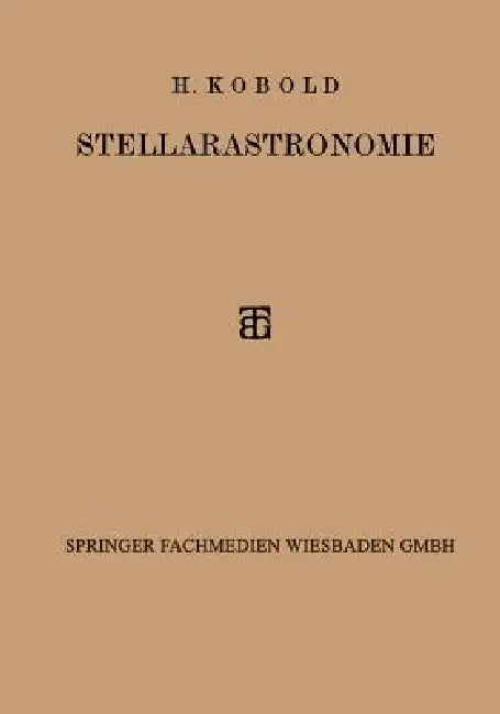 Stellarastronomie (English, H. Kobold)