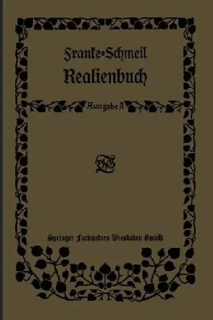 Realienbuch (English, M. Franke | O. Schmeil)