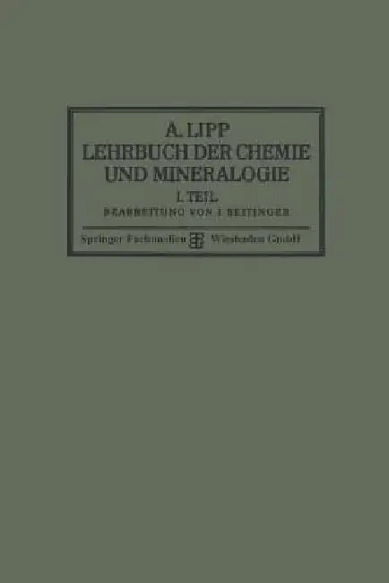 Lehrbuch Der Chemie Und Mineralogie (English, A. Lipp | J. Reitinger)