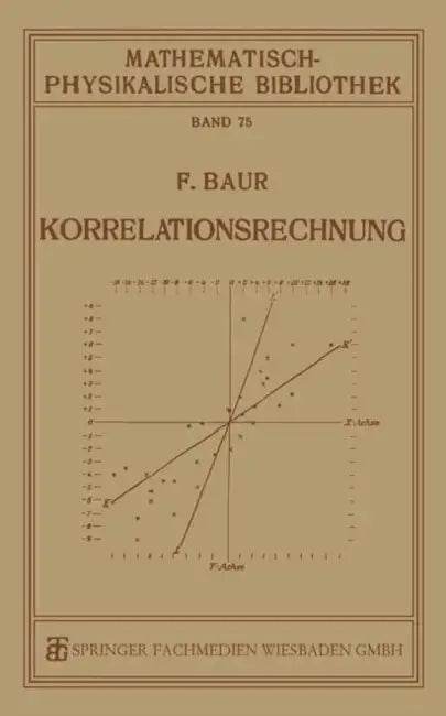 Korrelationsrechnung (English, Franz Baur)