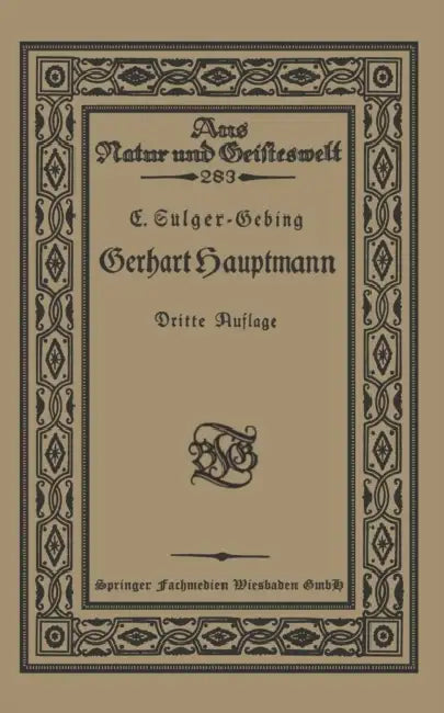 Gerhart Hauptmann (English, Emil Sulger-Gebing)
