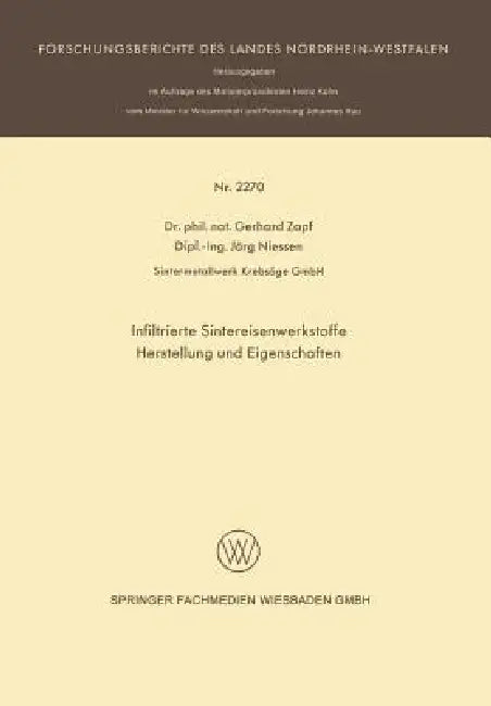 Infiltrierte Sintereisenwerkstoffe (English, Gerhard Zapf)