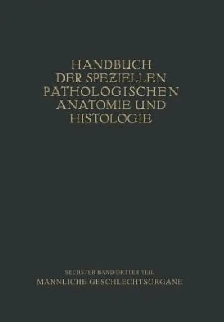Harnorgane Männliche Geschlechtsorgane (English, H. Chiari | Friedrich Henke | Otto Lubarsch)