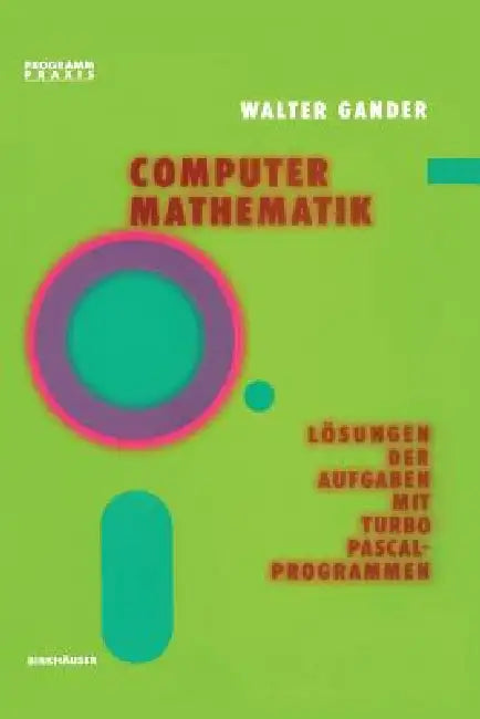 Computermathematik (English, W. Gander)