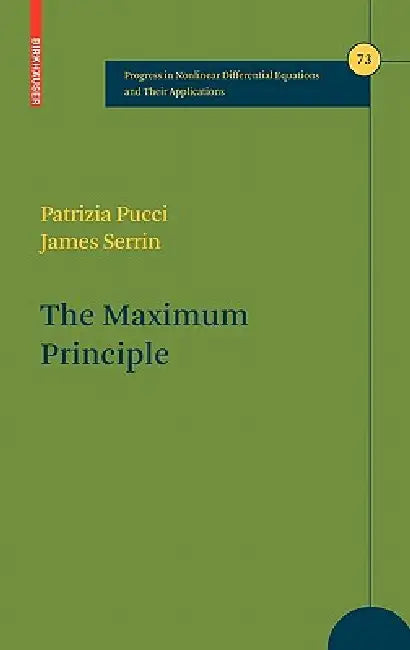 The Maximum Principle (English, Patrizia Pucci | J. B. Serrin)